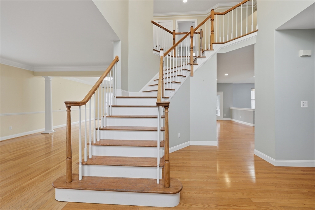 35 Peter Street Holliston, MA 01746 - Photo 4 of 42 a view of entryway and hall with wooden floor