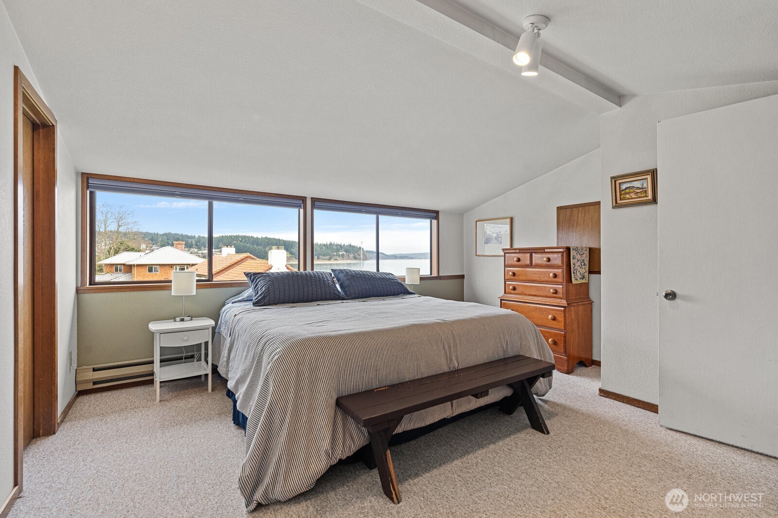 2508 Sunlight Beach Road Clinton, WA 98236 - Photo 16 of 33 a bed room with a bed and a window