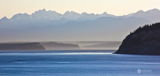 2508 Sunlight Beach Road Clinton, WA 98236 - Photo 33 of 33 a view of ocean and mountains