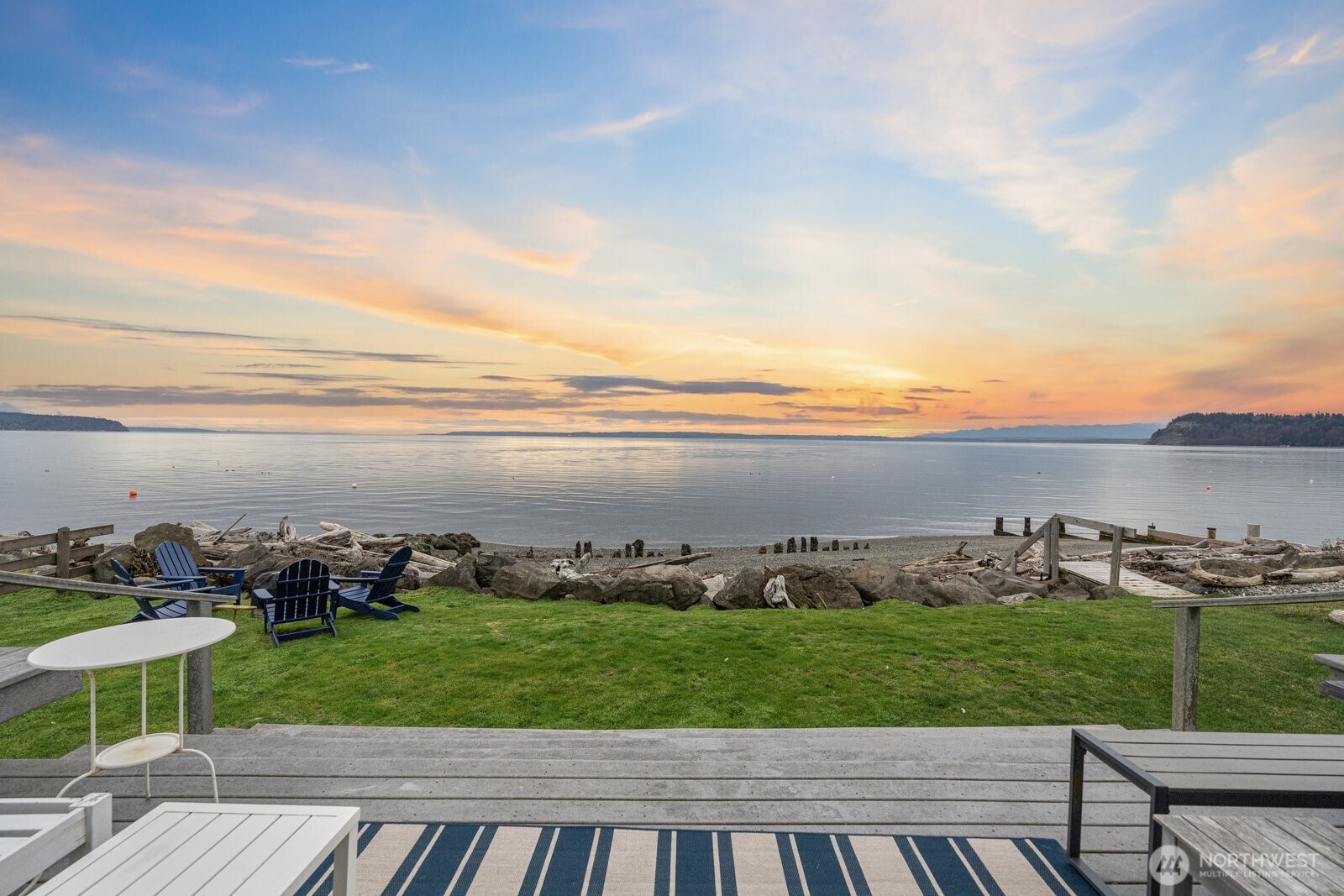 2508 Sunlight Beach Road Clinton, WA 98236 - Photo 4 of 33 a view of an outdoor space and city view