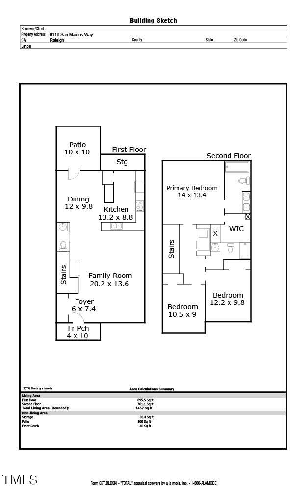 6116 San Marcos Way Raleigh, NC 27616 - Photo 26 of 26 Floor Plan Pic