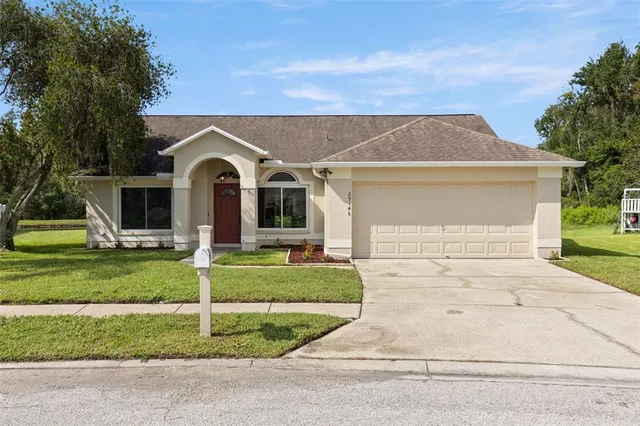 front view of house with a yard