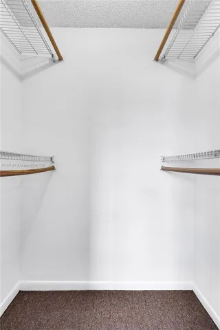 a close view of closet