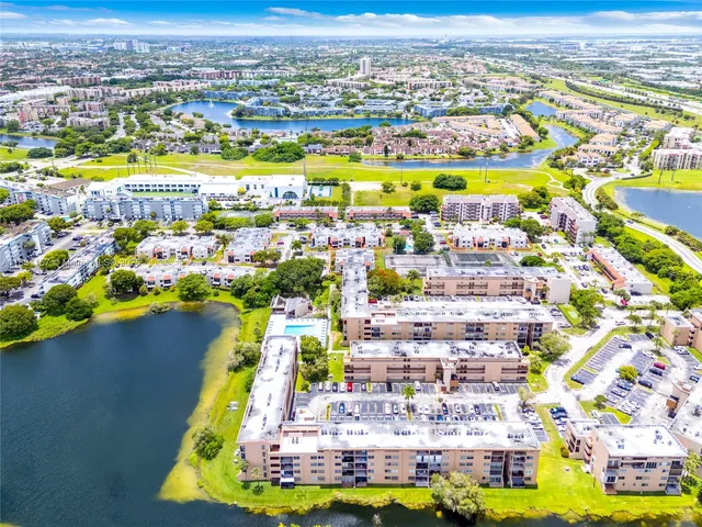 a view of a city with an ocean view