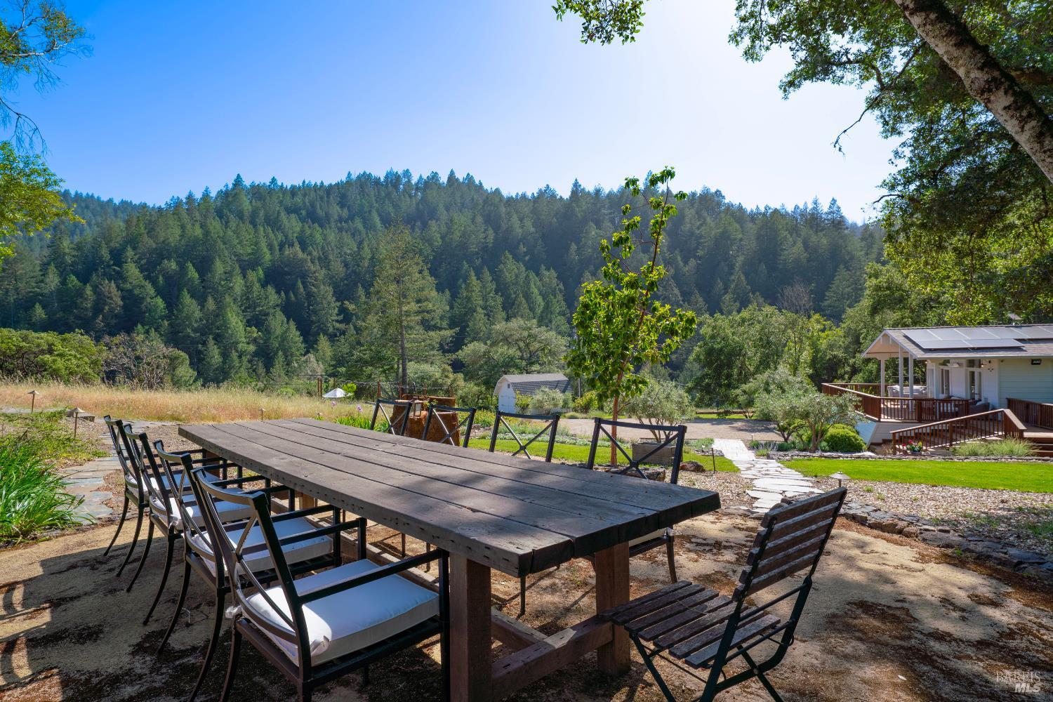 5270 Dry Creek Road Napa, CA 94558 - Photo 41 of 56 an outdoor space with furniture and garden