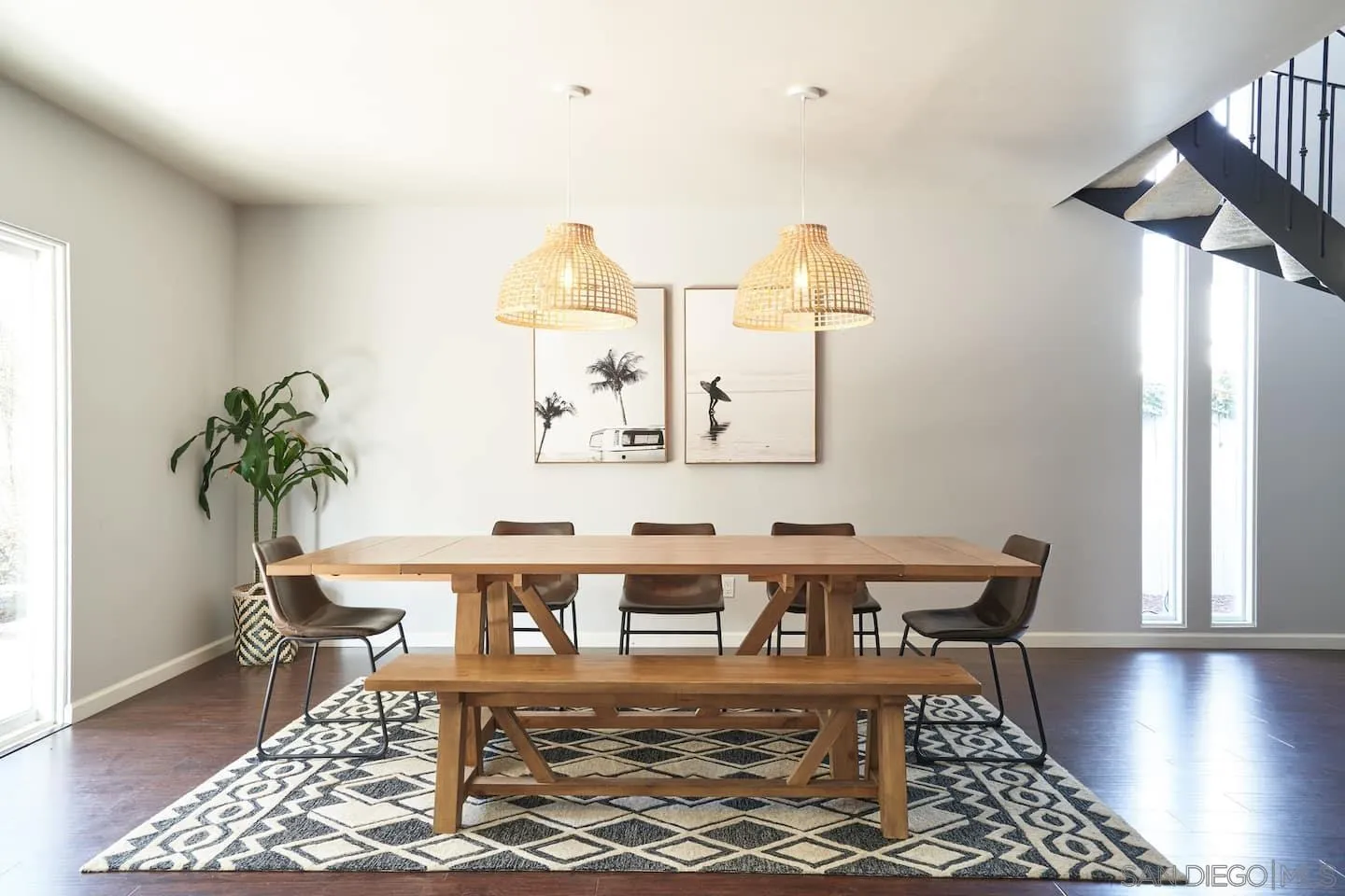5238 La Jolla Boulevard San Diego, CA 92037 - Photo 12 of 46 a view of a workspace and wooden floor