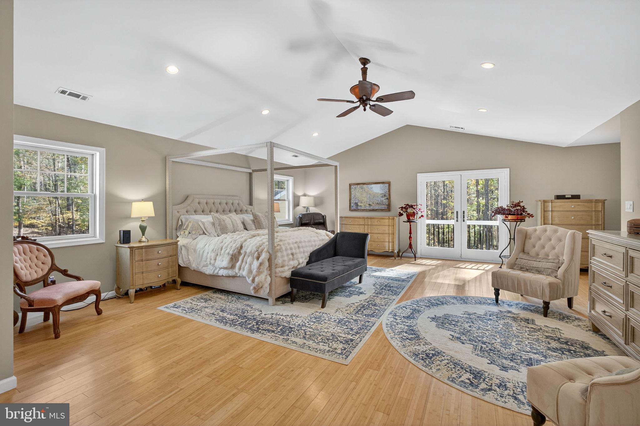 700 Battle Mountain Road Amissville, VA 20106 - Photo 31 of 64 a bedroom with furniture and a large window