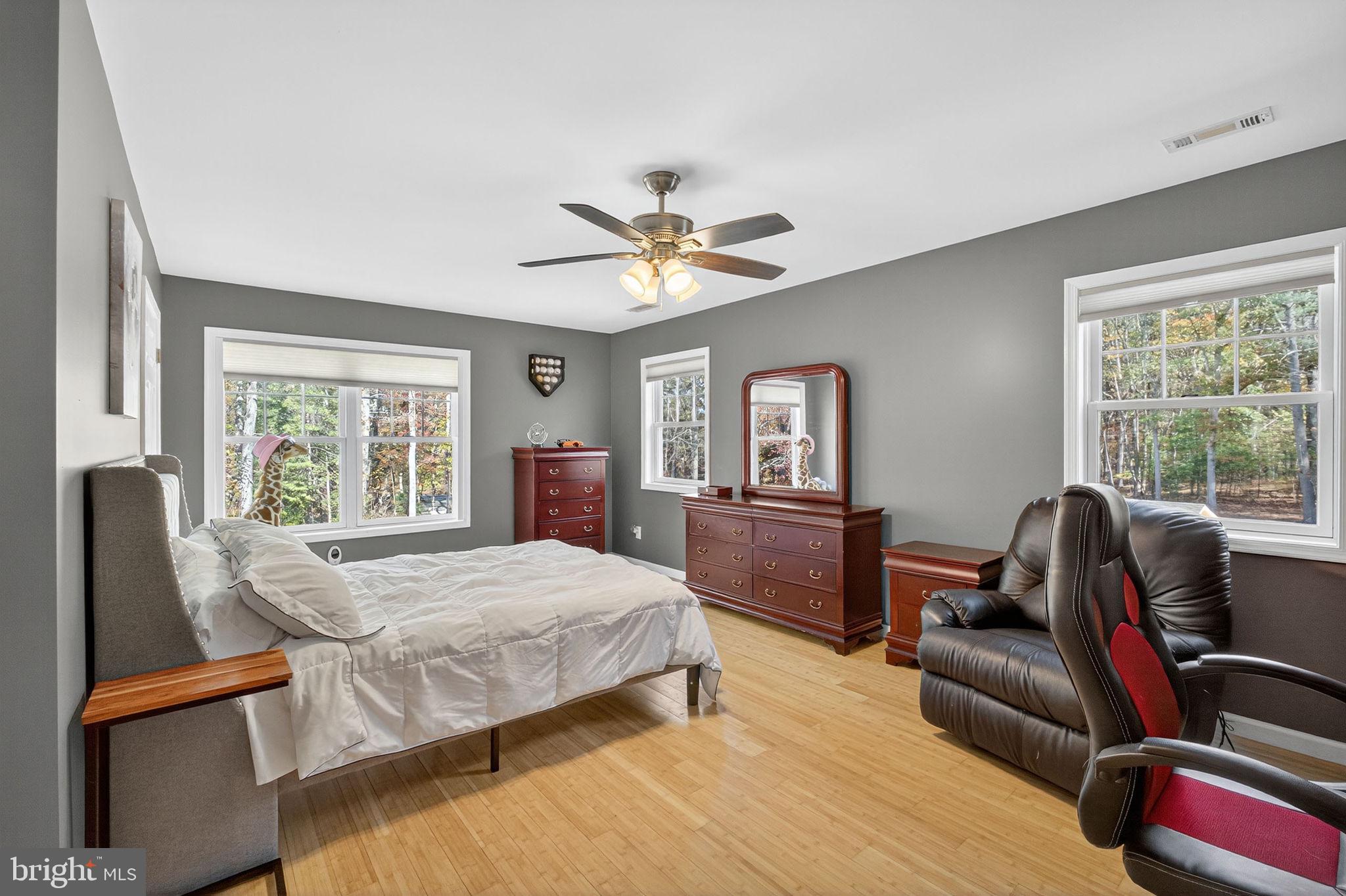 700 Battle Mountain Road Amissville, VA 20106 - Photo 39 of 64 a bedroom with furniture and a large window