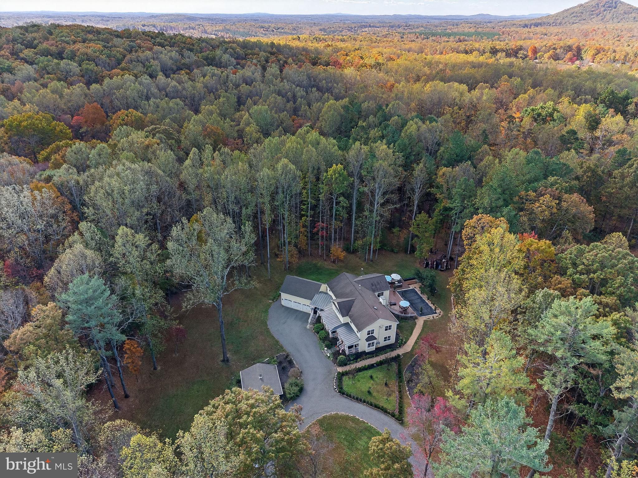 700 Battle Mountain Road Amissville, VA 20106 - Photo 5 of 64 an aerial view of a house with yard