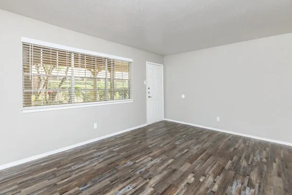 wooden floor in a room