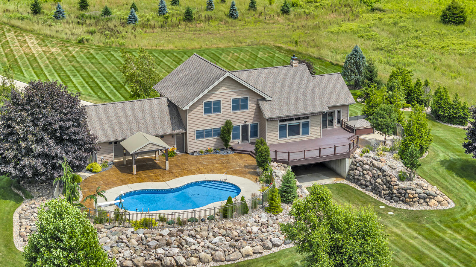 12500 Round Lake Road Horton, MI 49246 - Photo 59 of 83 12500 Round Lake Rd Horton MI (Aerials)