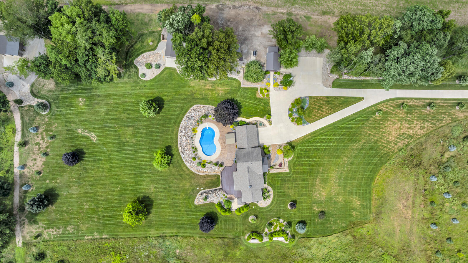 12500 Round Lake Road Horton, MI 49246 - Photo 78 of 83 12500 Round Lake Rd Horton MI (Aerials)