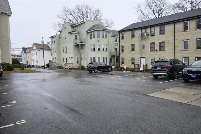 a car parked on the side of a street