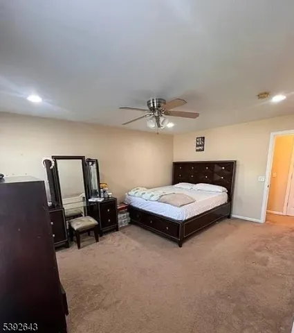 an entryway with wooden floor