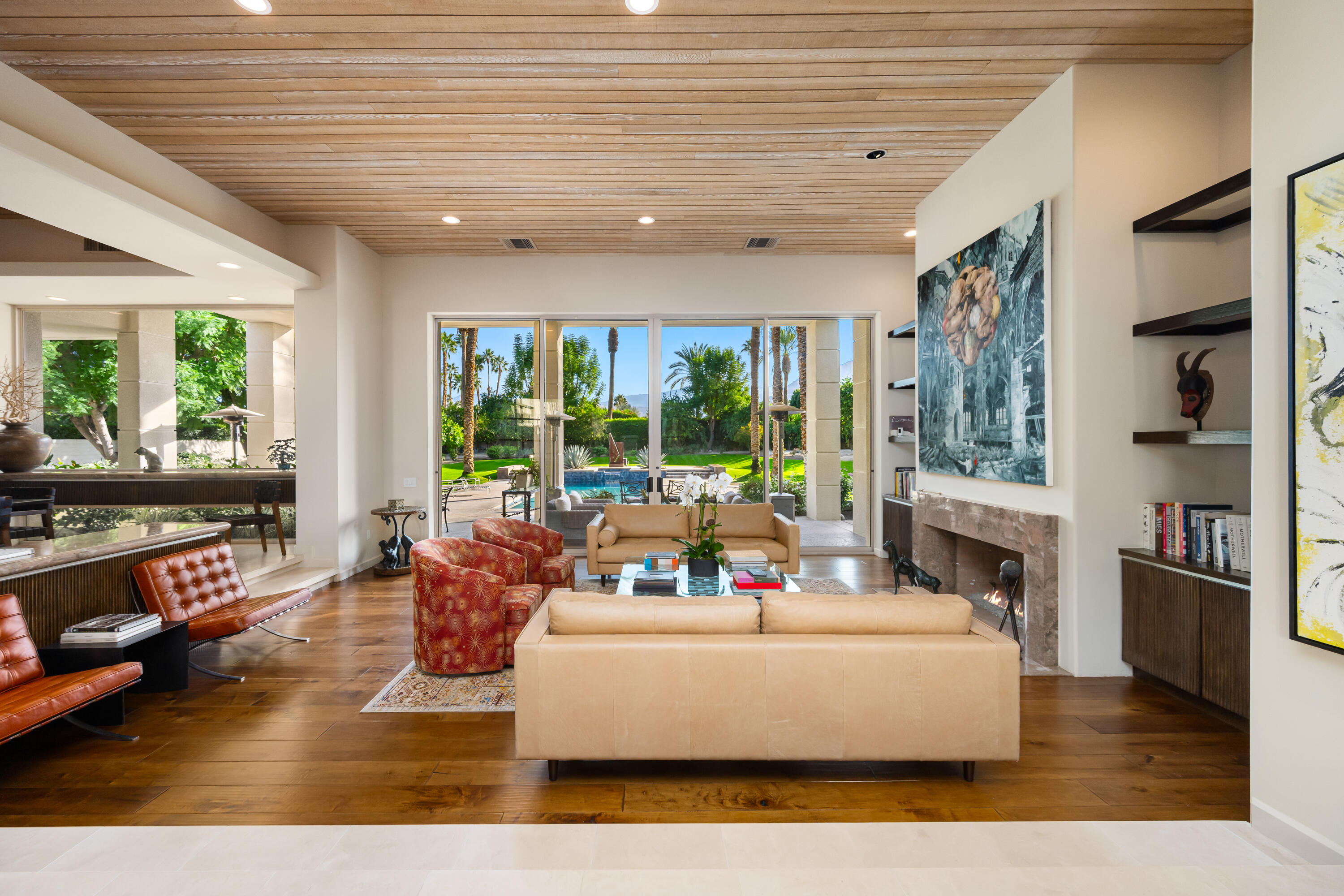 40745 Morningstar Road Rancho Mirage, CA 92270 - Photo 7 of 72 a living room with furniture and a large window