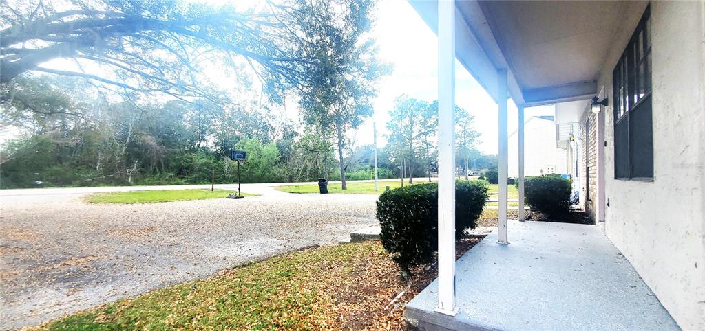 a view of a back yard
