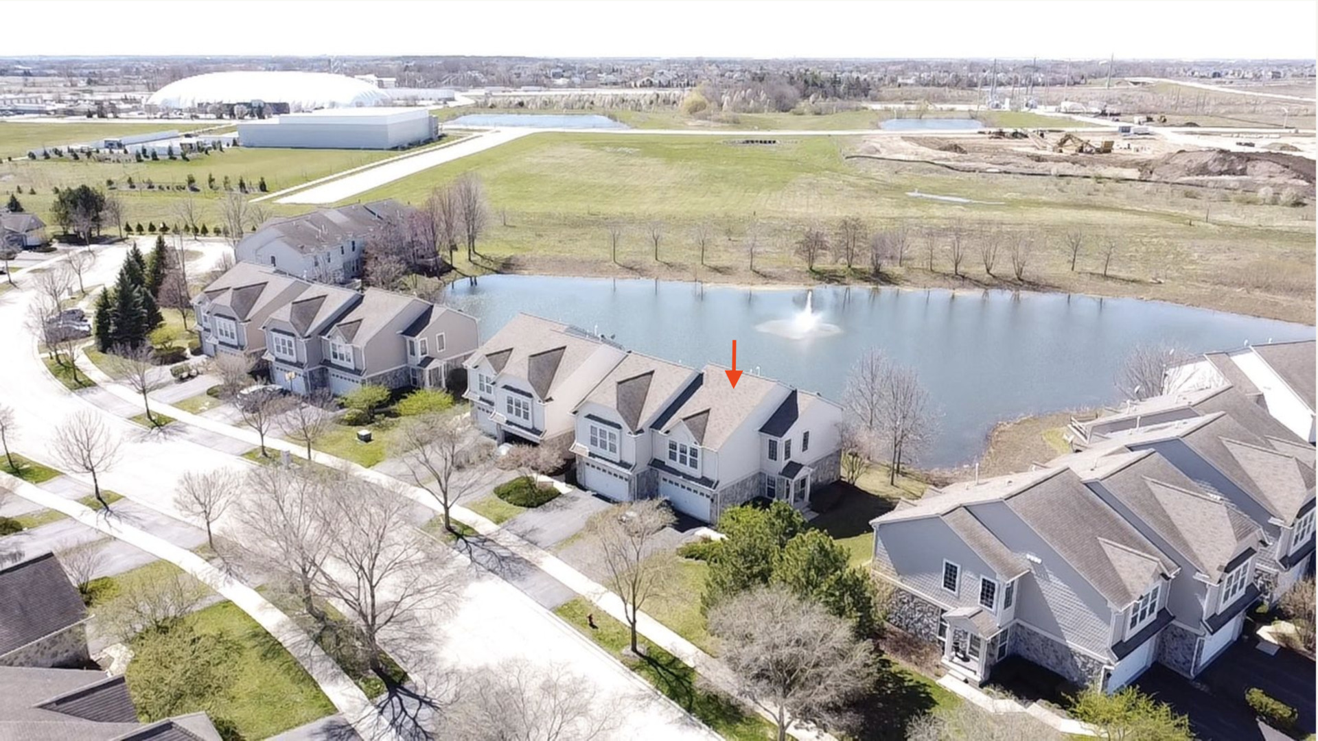 15316 Pinewood Road Lockport, IL 60441 - Photo 2 of 31 an aerial view of a house with a lake view