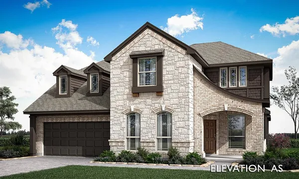 a front view of a house with yard garage and outdoor seating
