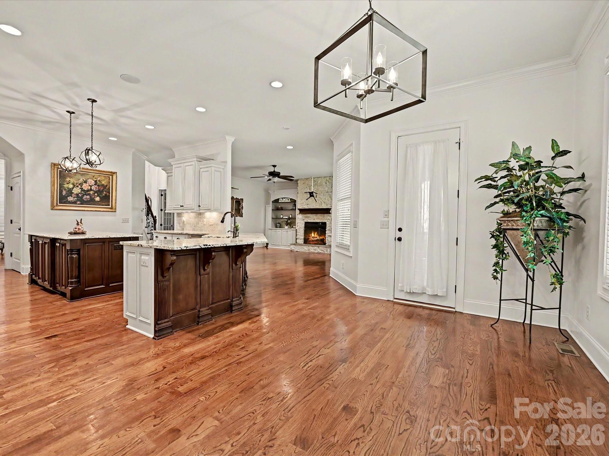 280 Palm Cove Way York, SC 29745 - Photo 6 of 48 a view of kitchen with cabinets and wooden floor