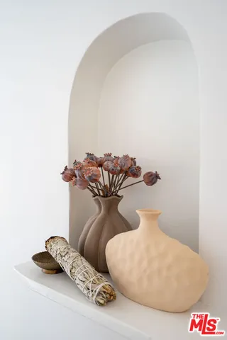 a view of a painting on the wall