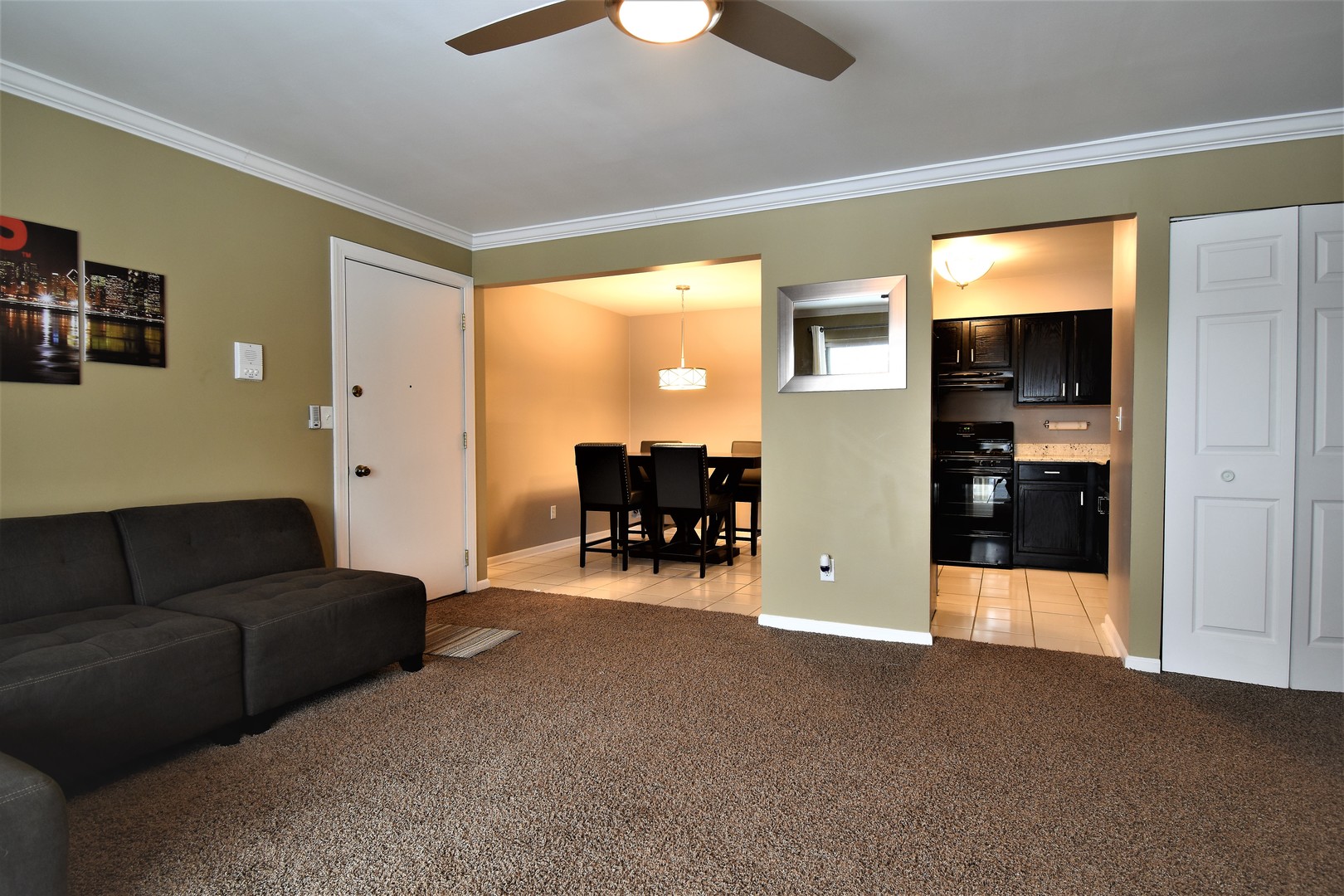 19330 Wolf Road, Unit 5 Mokena, IL 60448 - Photo 3 of 25 a living room with furniture and a chandelier