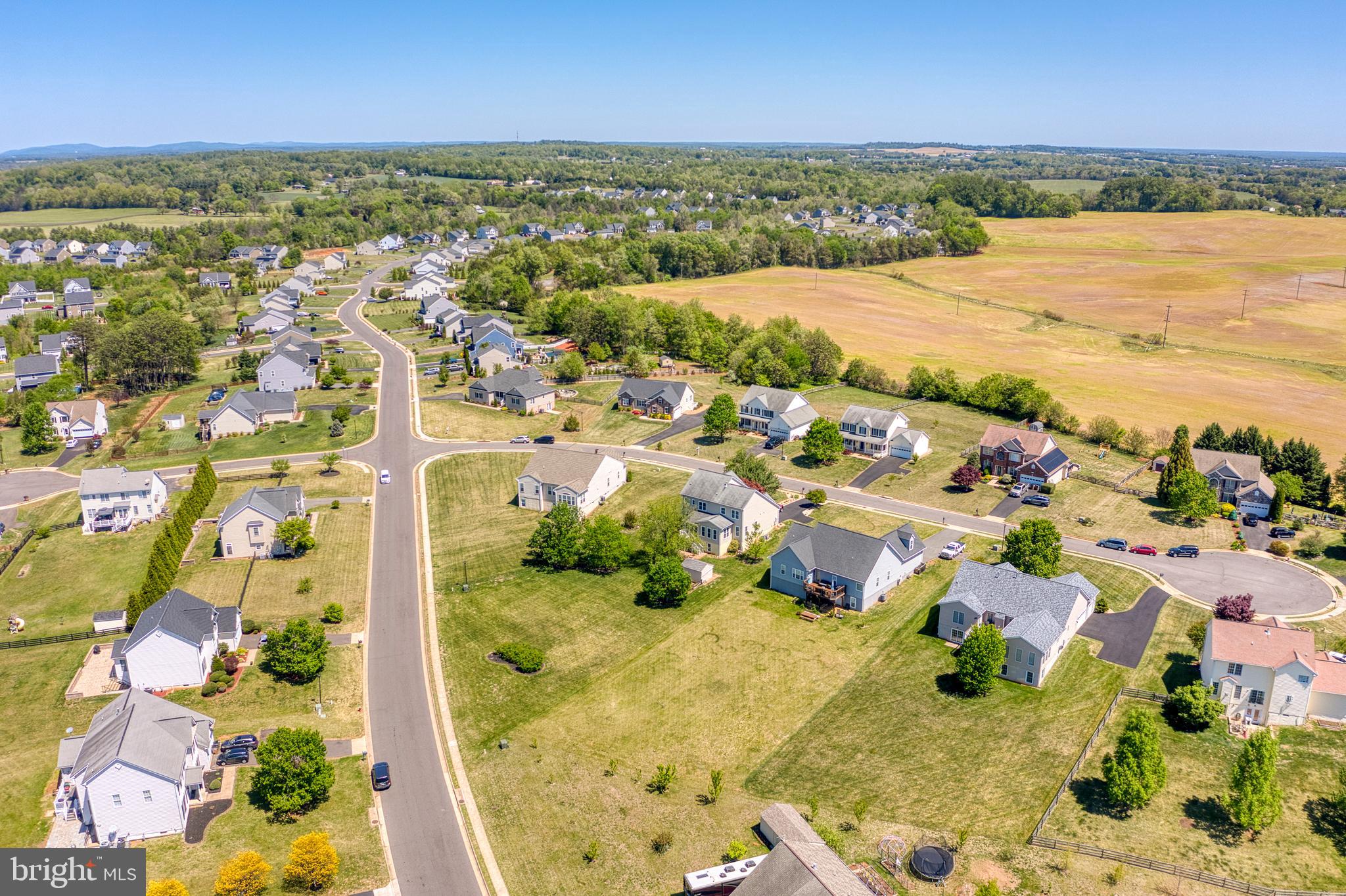 14308 South Hall Court Culpeper, VA 22701 - Photo 78 of 78 an aerial view of residential houses with outdoor space