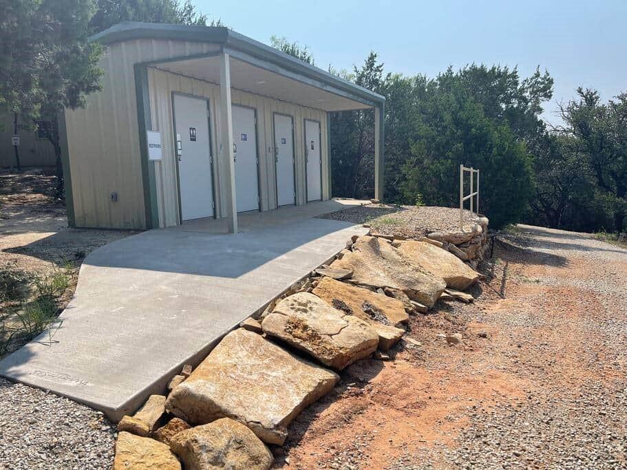 4636 Halsell Ranch Road Jacksboro, TX 76458 - Photo 30 of 40 a view of backyard with seating space