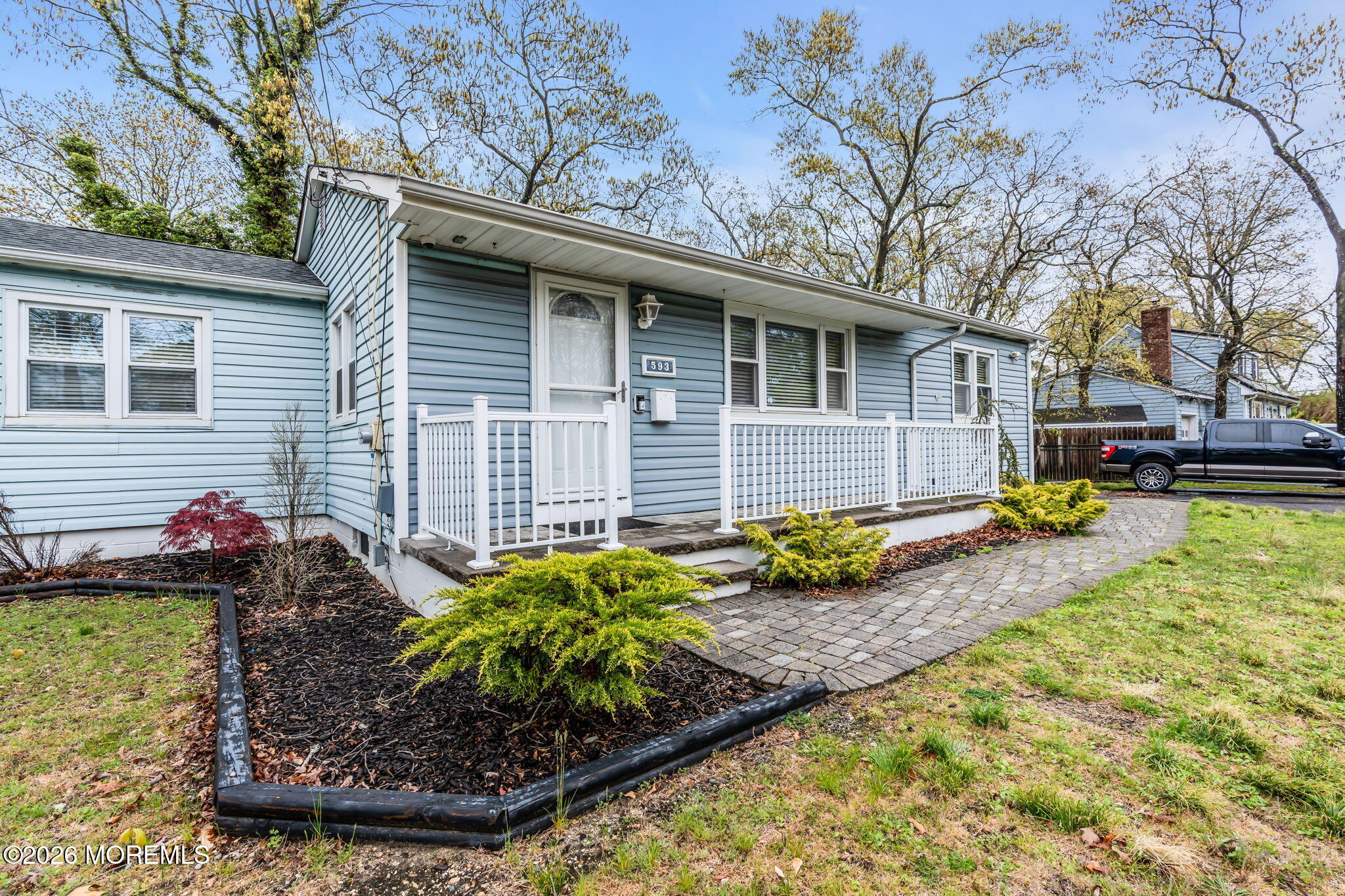 593 Beach Plum Road Brick, NJ 08723 - Photo 36 of 38 a view of a back yard of the house