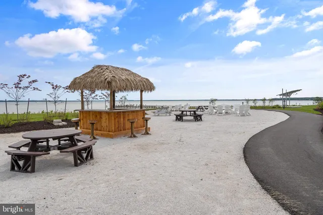 a view of a swimming pool with a yard