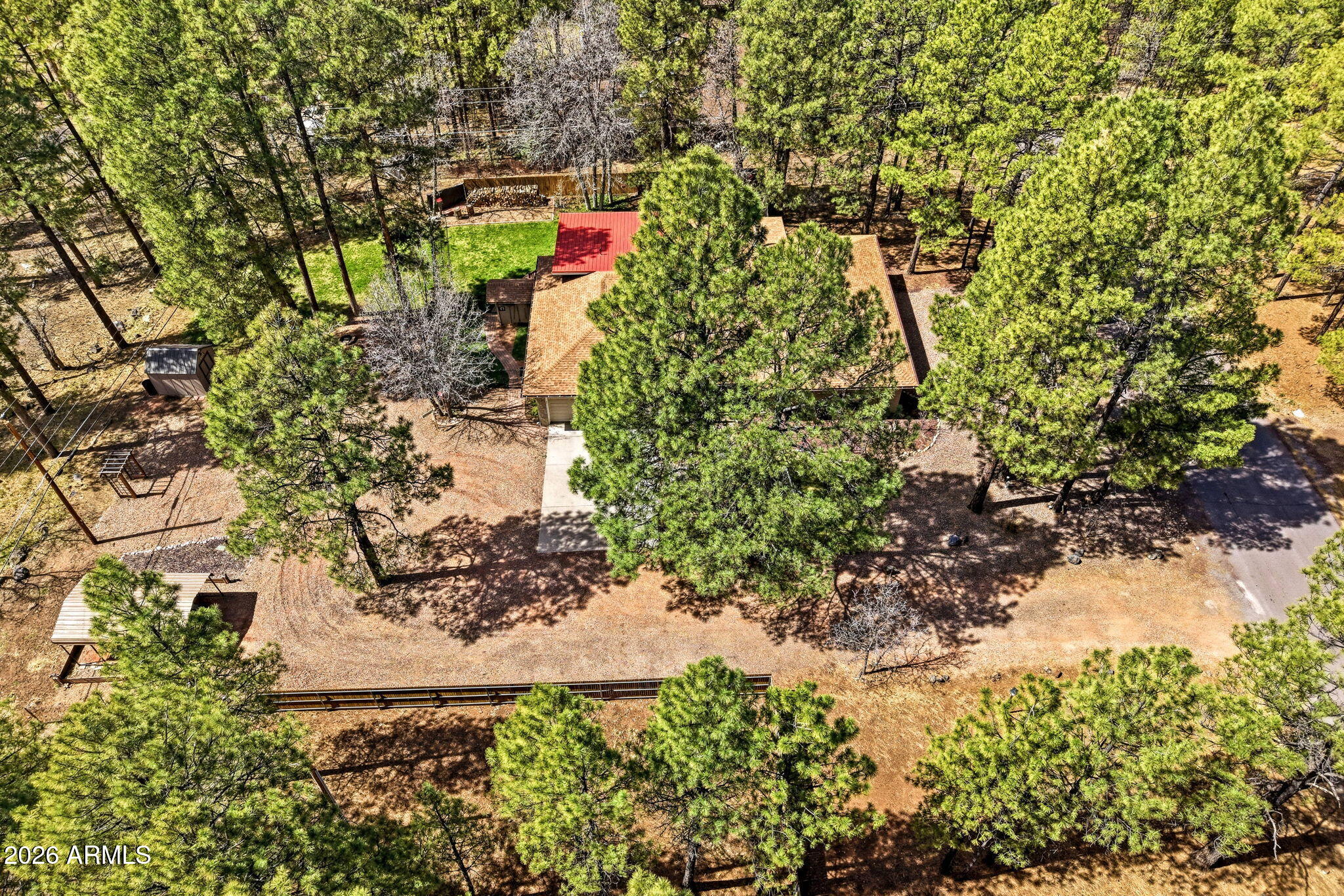 233 East Turkey Track Lane Pinetop, AZ 85935 - Photo 51 of 59 a bird view of building