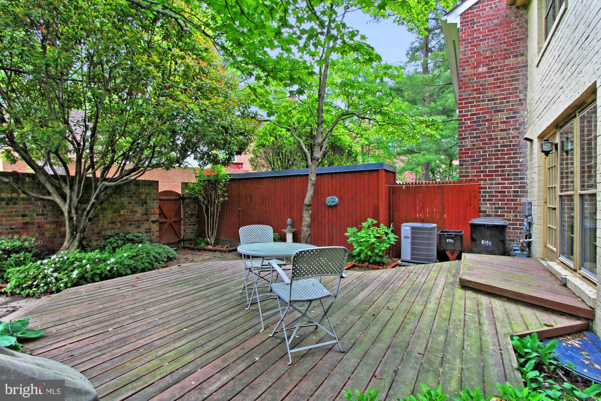 8330 Wickham Road Springfield, VA 22152 - Photo 37 of 41 Enclosed Yard w/Shed