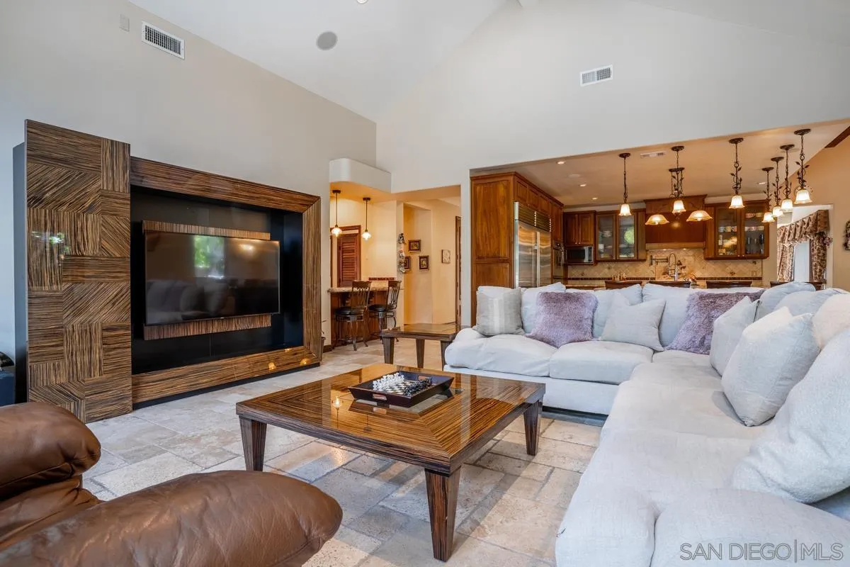 16072 Cross Fox Court Poway, CA 92064 - Photo 24 of 70 a living room with furniture and a flat screen tv