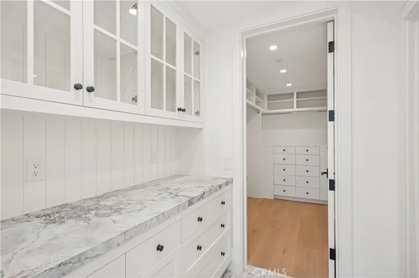 a view of cabinets