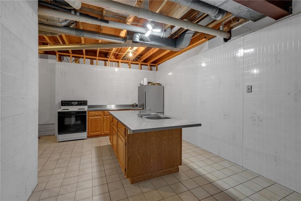 203 Aiken Road New Castle, PA 16101 - Photo 47 of 50 Basement Kitchen