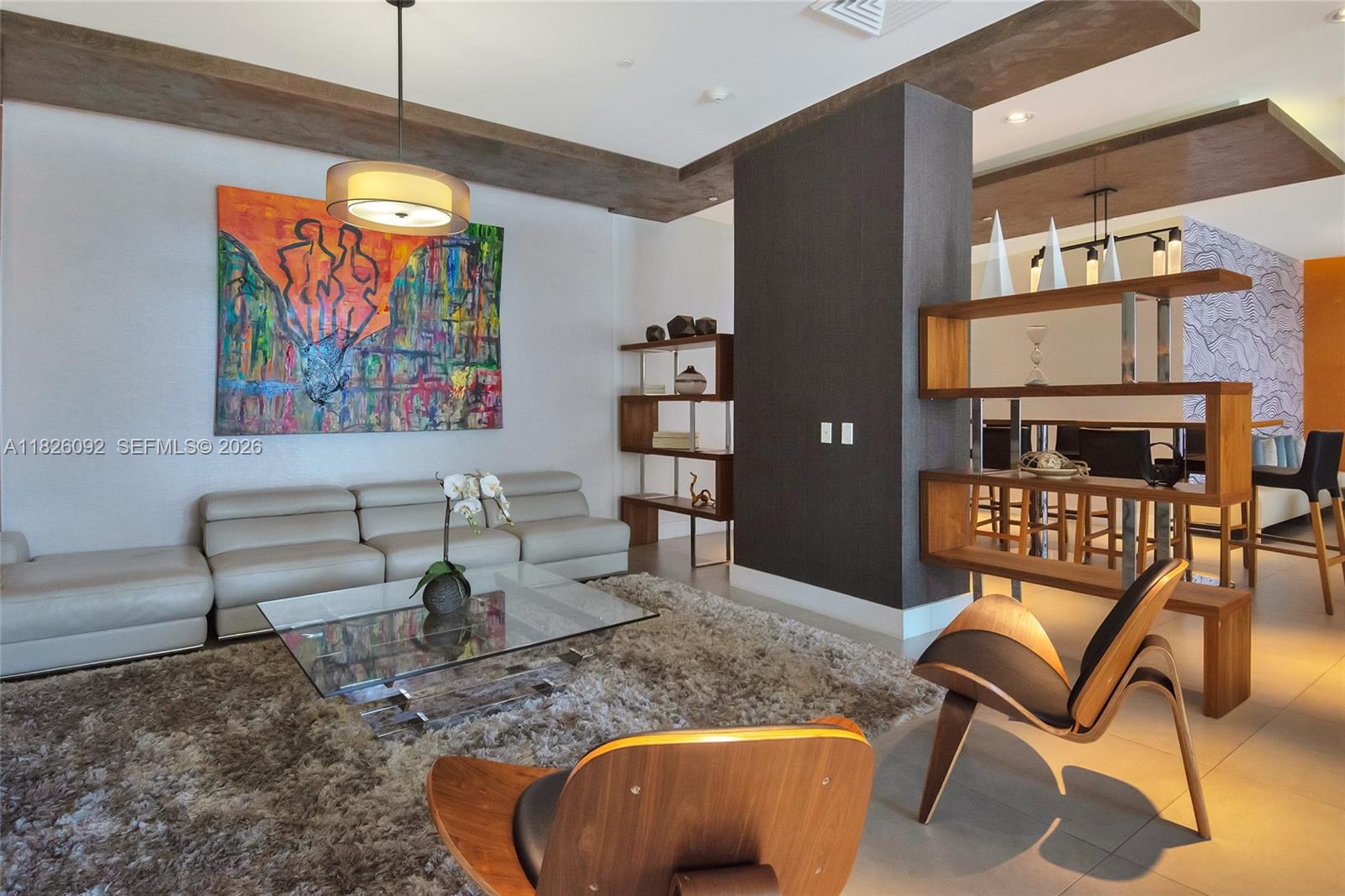 600 Northeast 27th Street, Unit 1105 Miami, FL 33137 - Photo 26 of 100 a living room with furniture and a rug