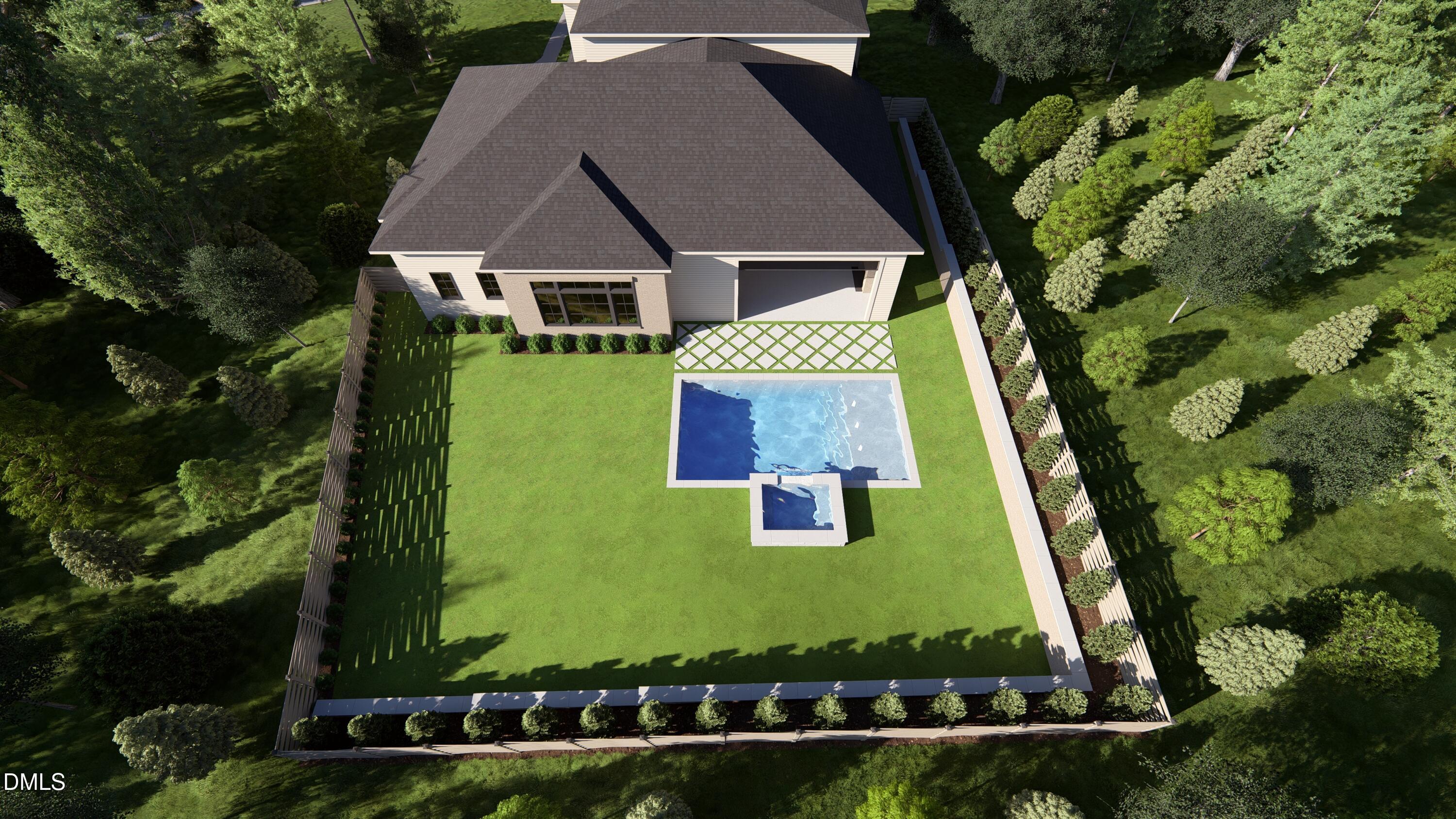 301 Dartmouth Road Raleigh, NC 27609 - Photo 6 of 7 an aerial view of a house