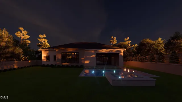 a front view of a house with yard