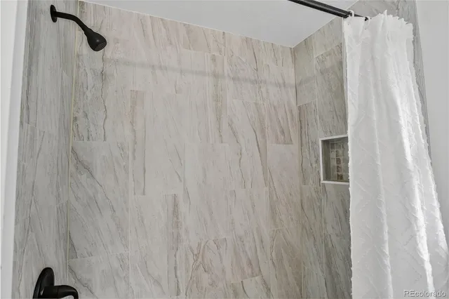 a close view of shower tap