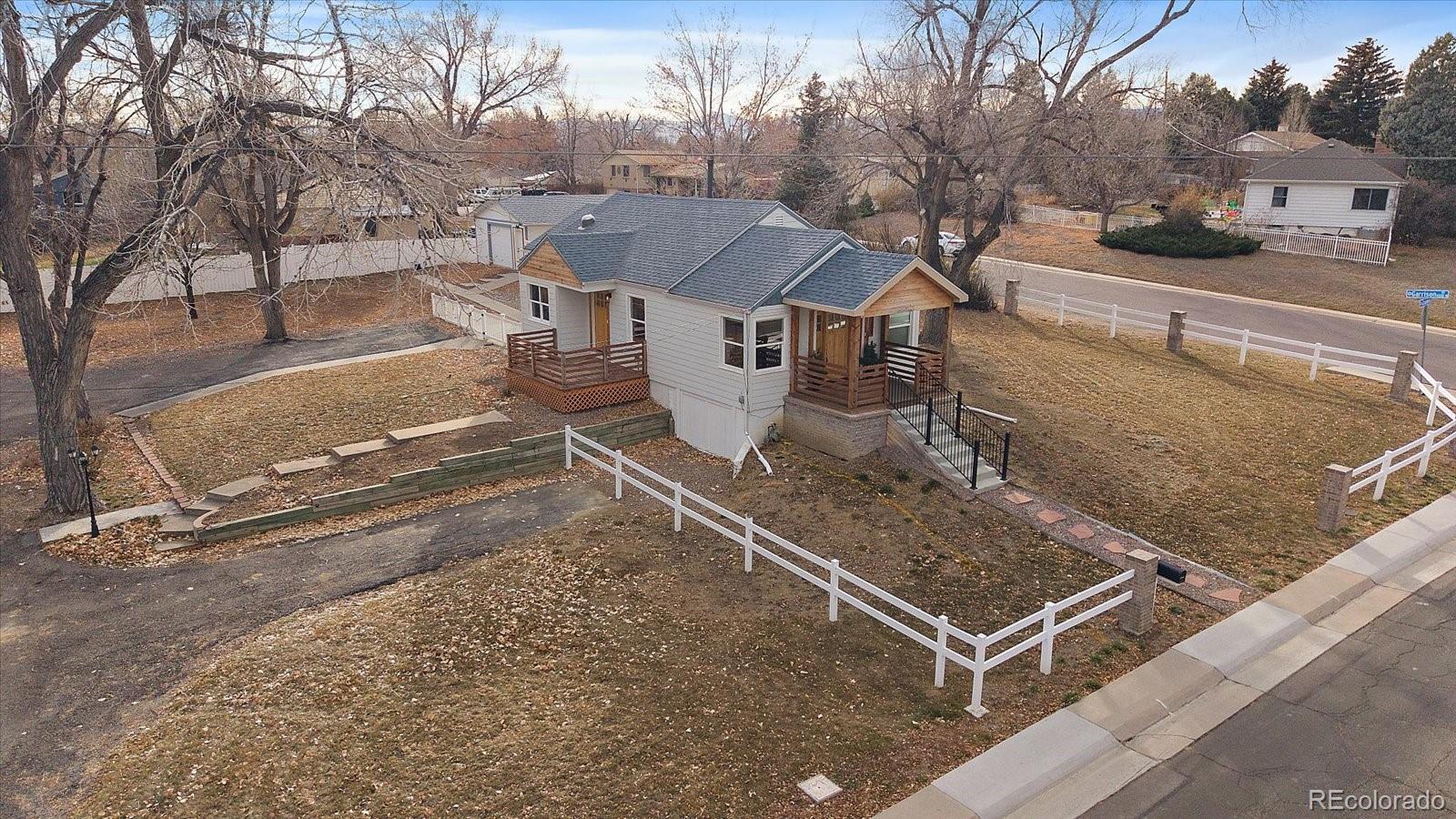 9200 Grandview Avenue Arvada, CO 80002 - Photo 41 of 45 an aerial view of a house with garden space