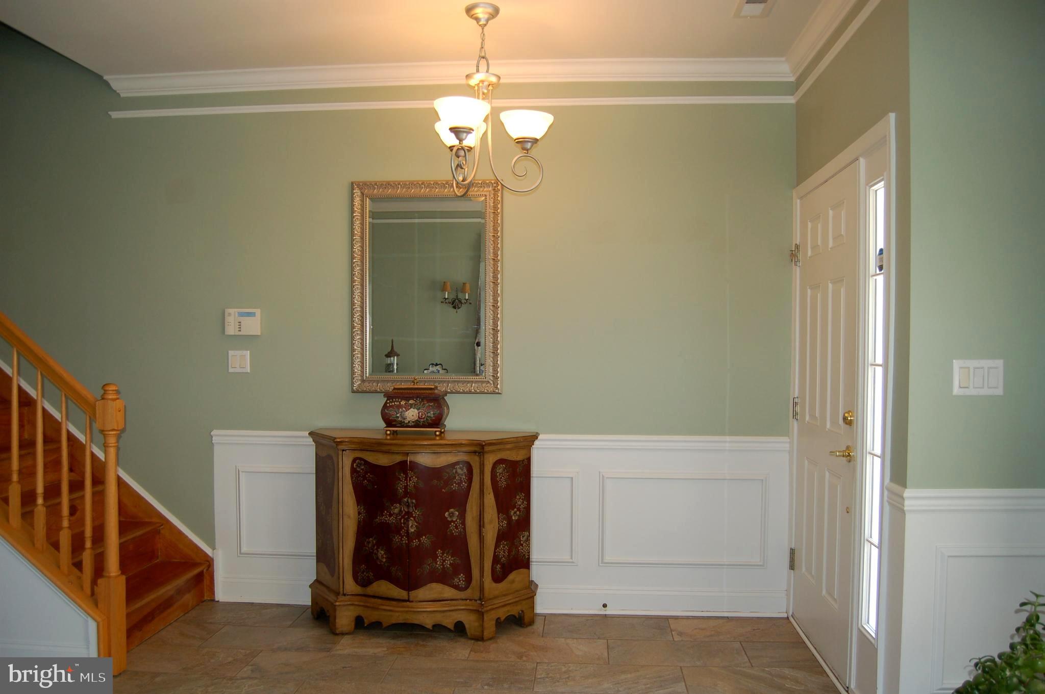 241 Stoyer Road Coatesville, PA 19320 - Photo 7 of 57 Foyer with custom moldings; newer light fixture