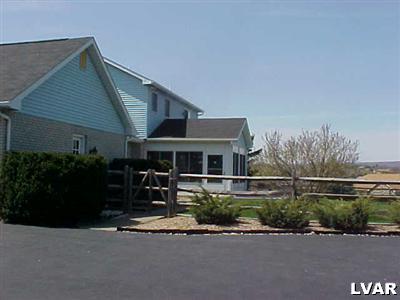 492 Cherry Hill Road Nazareth, PA 18064 - Photo 9 of 21 SIDE VIEW, NOTICE THE LARGE AREA FOR PARKING OR TURNING