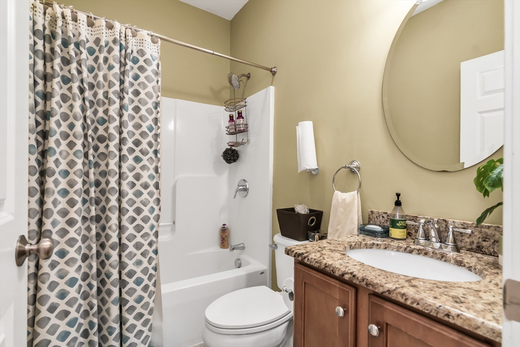 14 Tedesco Road Methuen, MA 01844 - Photo 18 of 40 a bathroom with a granite countertop sink toilet and a mirror
