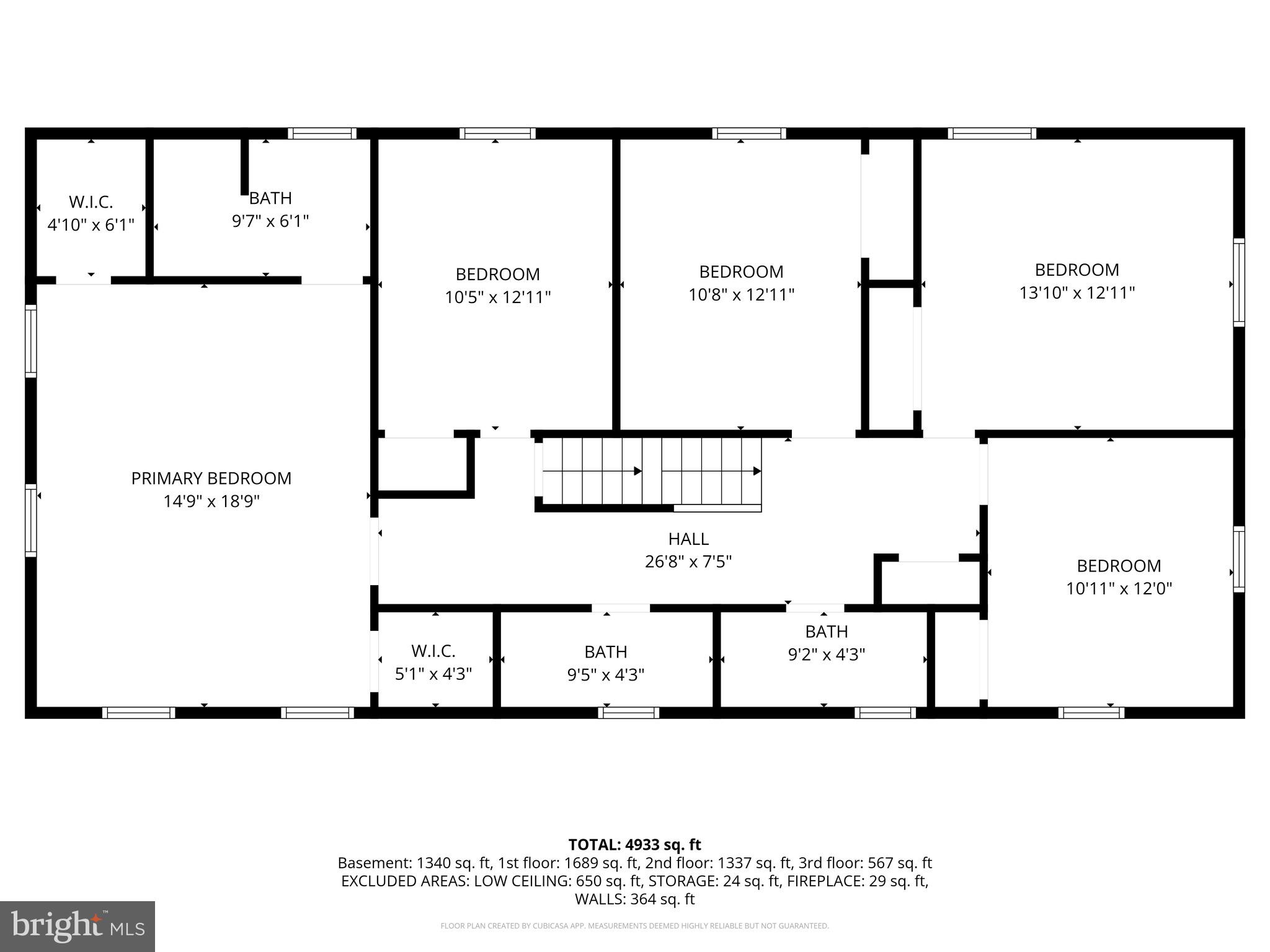 13707 Killarney Court Phoenix, MD 21131 - Photo 52 of 54 Upper level 1 floor plan