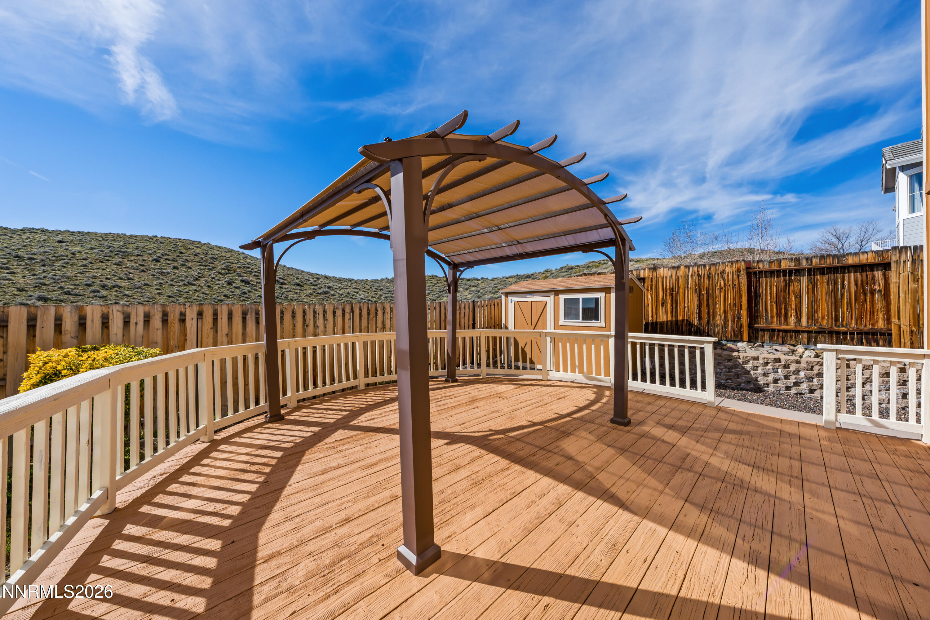 5524 Tappan Drive Reno, NV 89523 - Photo 53 of 70 a view of a wooden deck with a backyard