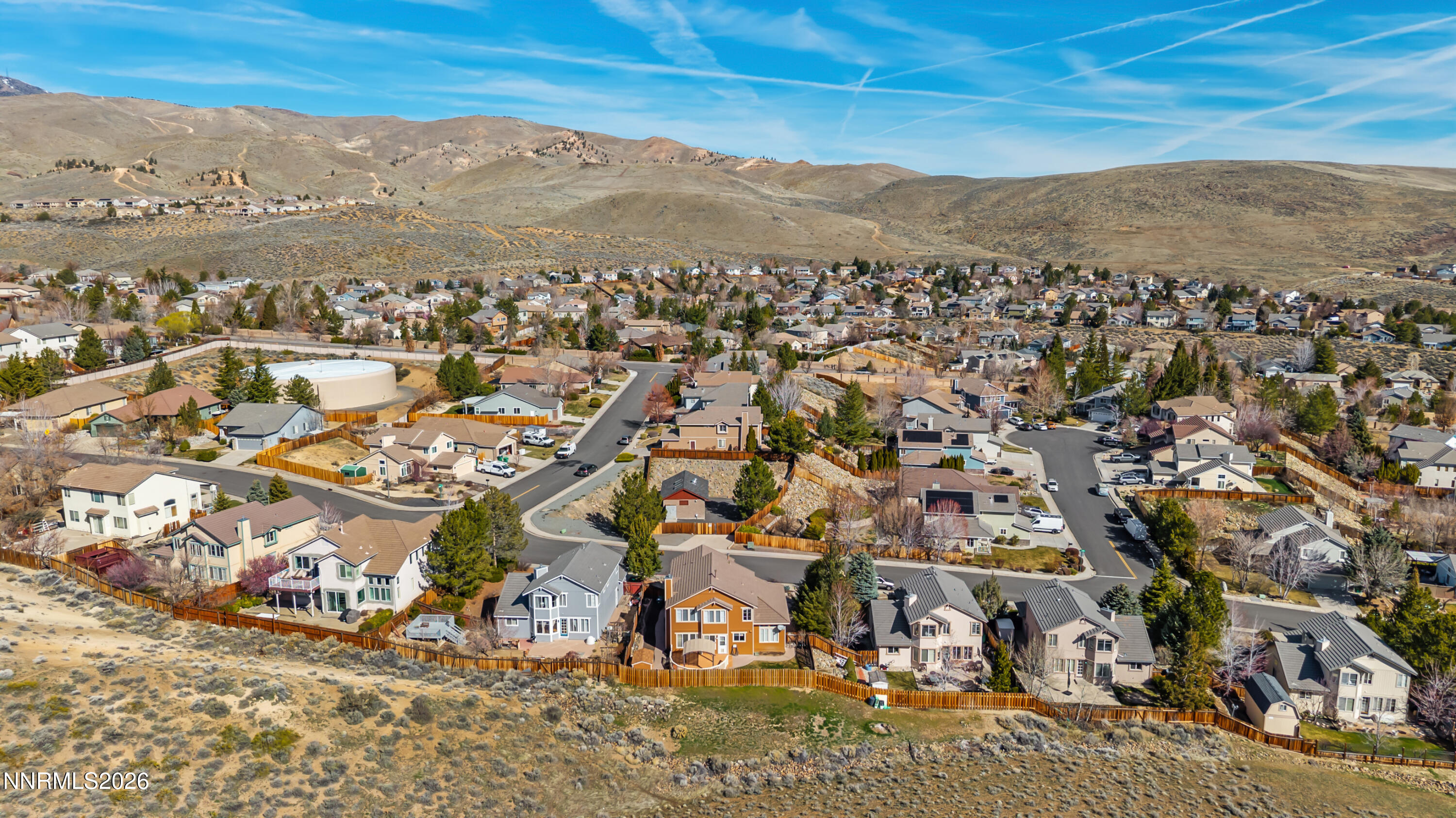 5524 Tappan Drive Reno, NV 89523 - Photo 63 of 70 an aerial view of residential houses with outdoor space
