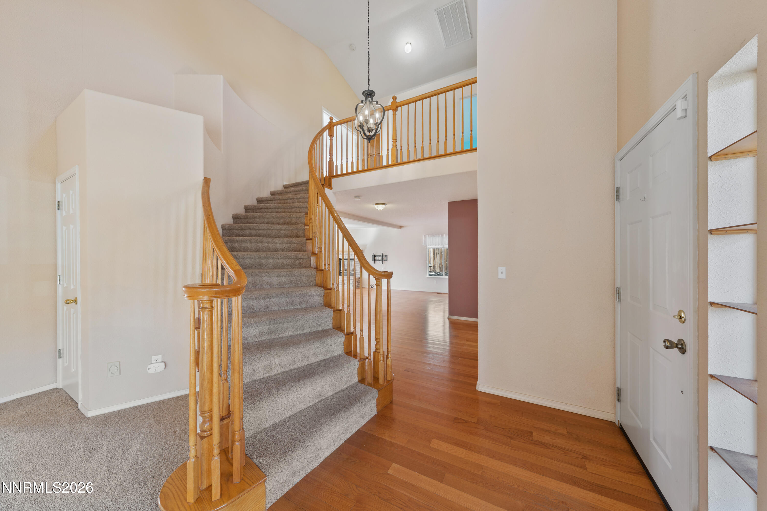 5524 Tappan Drive Reno, NV 89523 - Photo 7 of 70 a view of entryway and hall with wooden floor