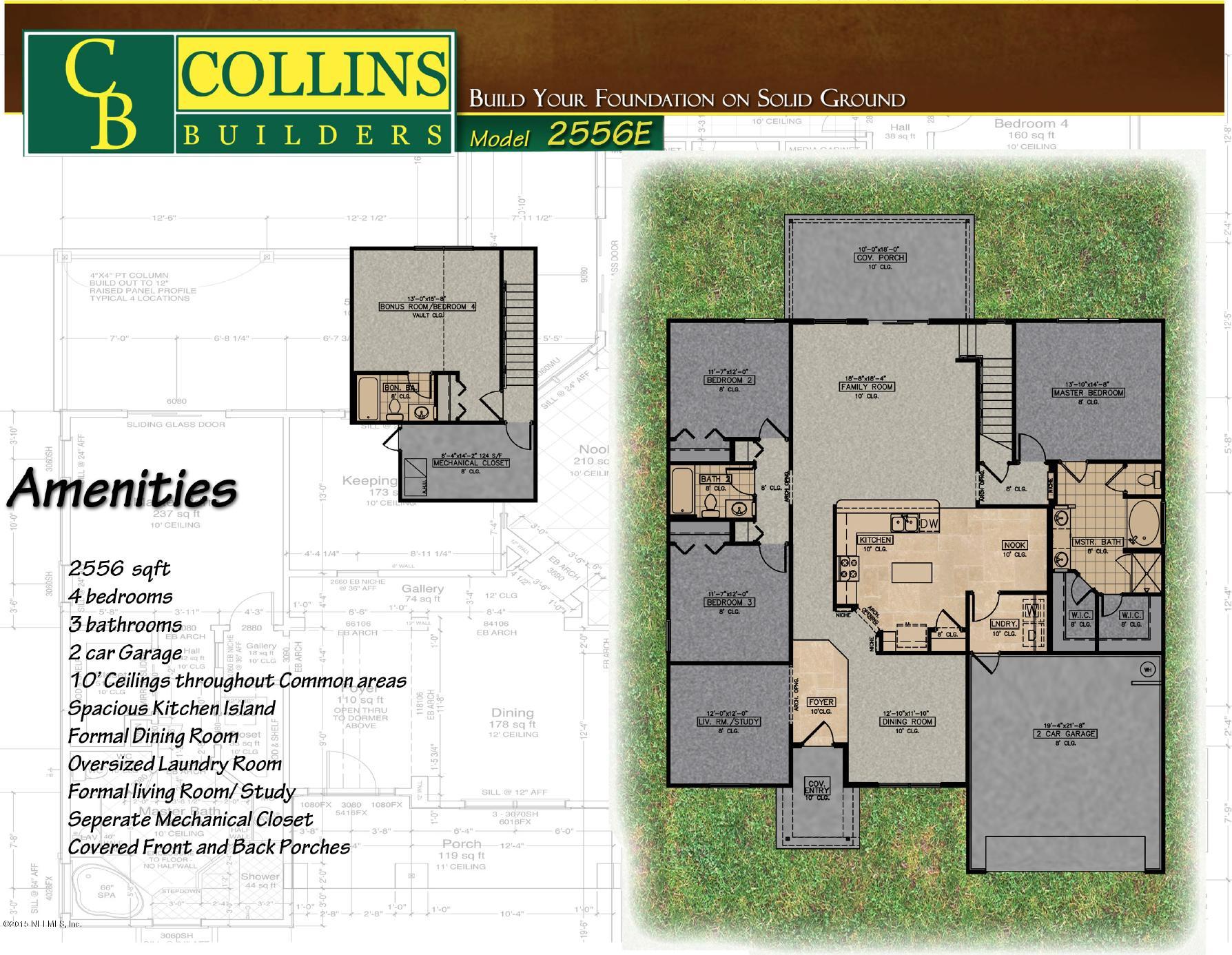 3068 Sawyer Ridge Jacksonville, FL 32223 - Photo 2 of 9 Floor plan of the new home