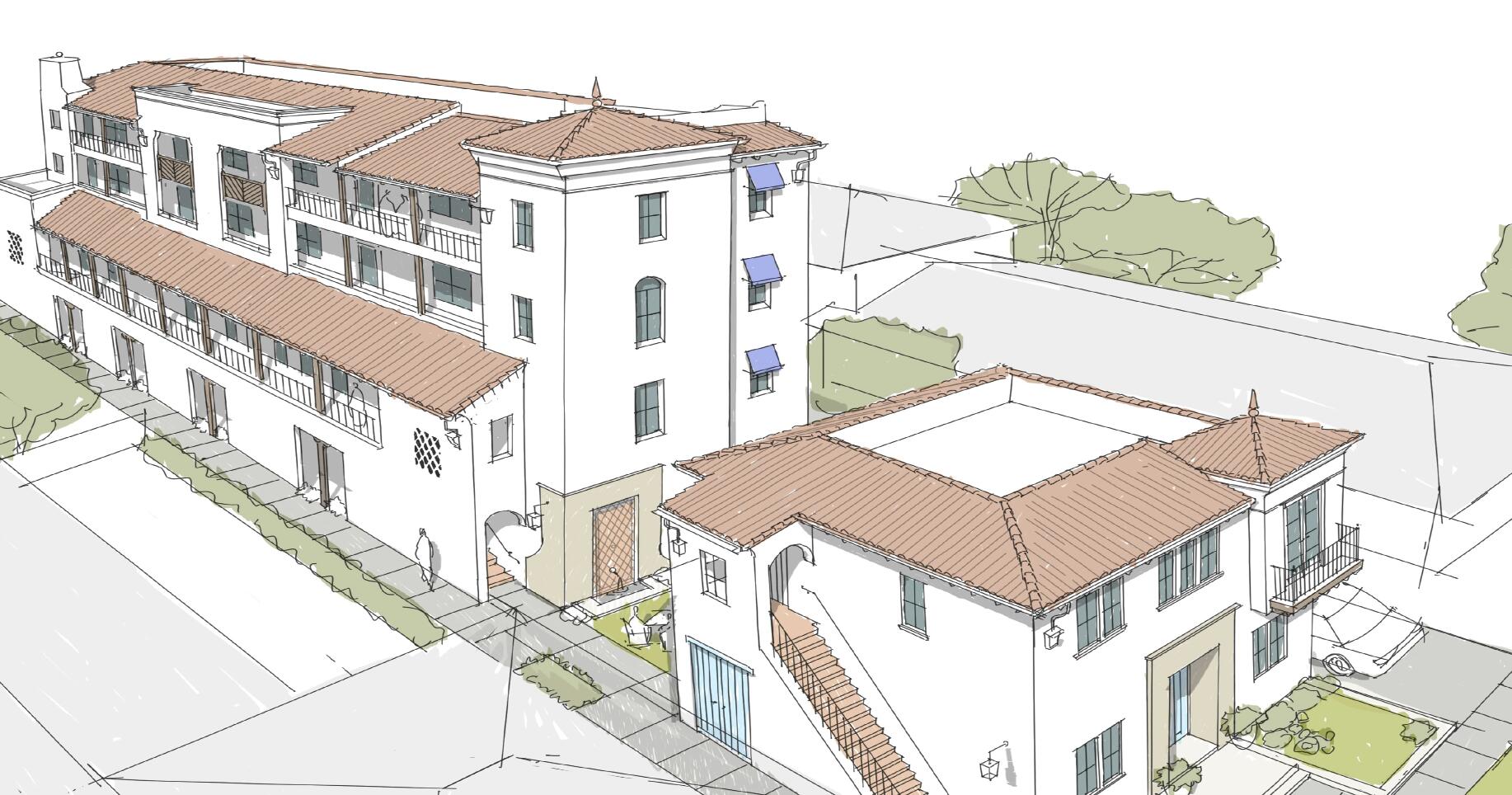 Potential 11-unit development schematic