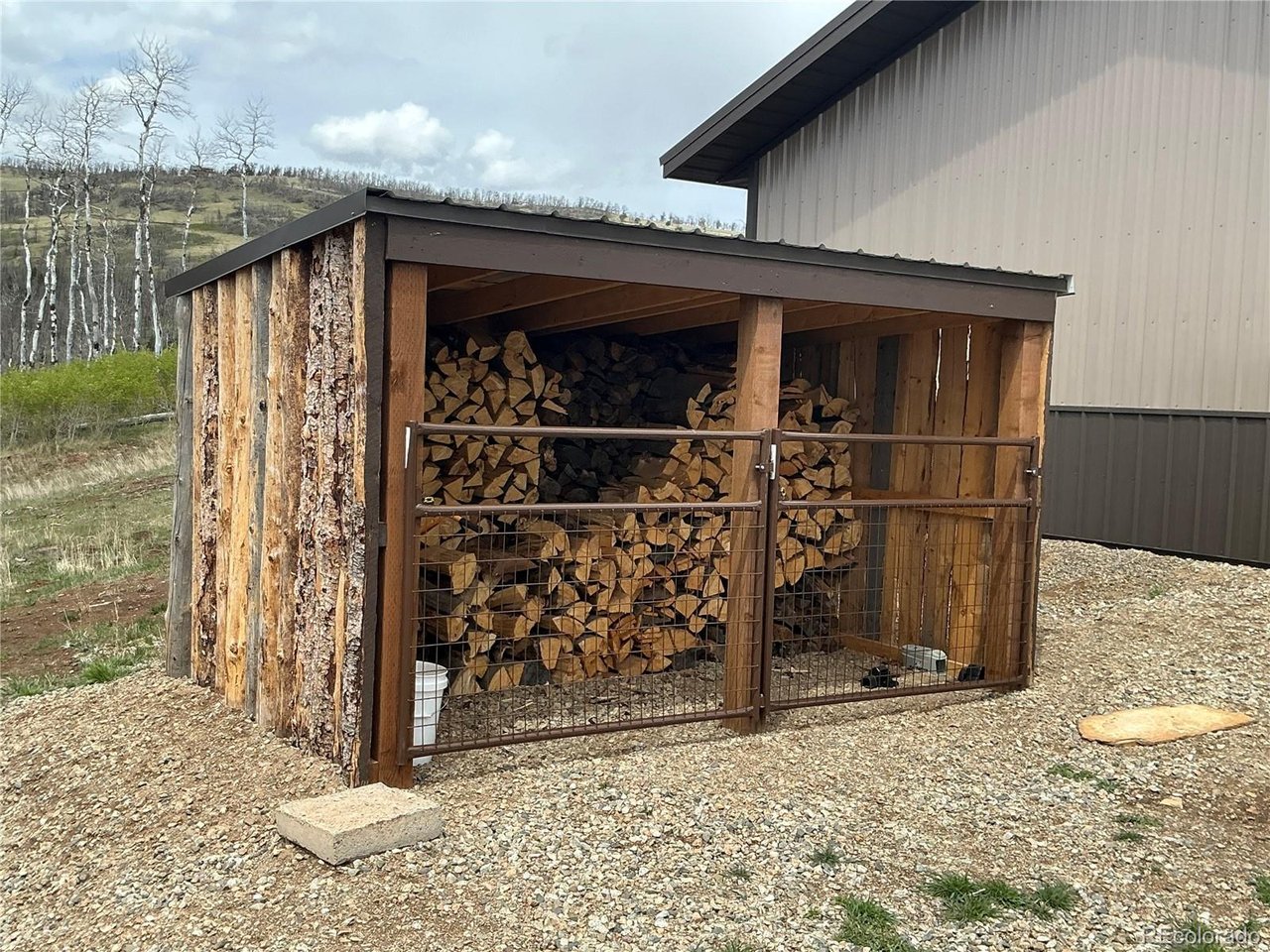 406 Schierl Road Fort Garland, CO 81133 - Photo 14 of 50 wood shed