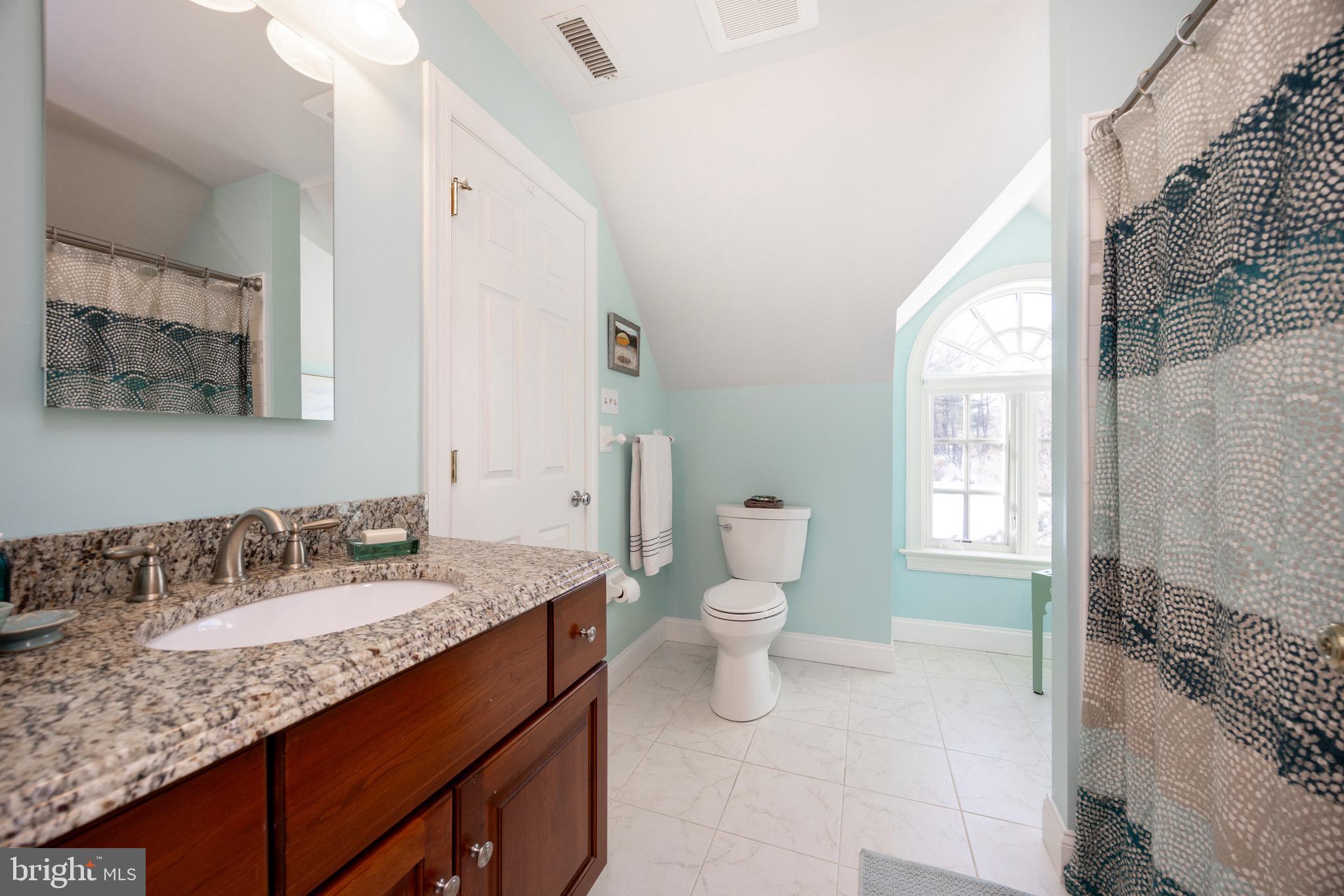 2220 Bodine Road Malvern, PA 19355 - Photo 59 of 86 a bathroom with a granite countertop sink toilet and shower